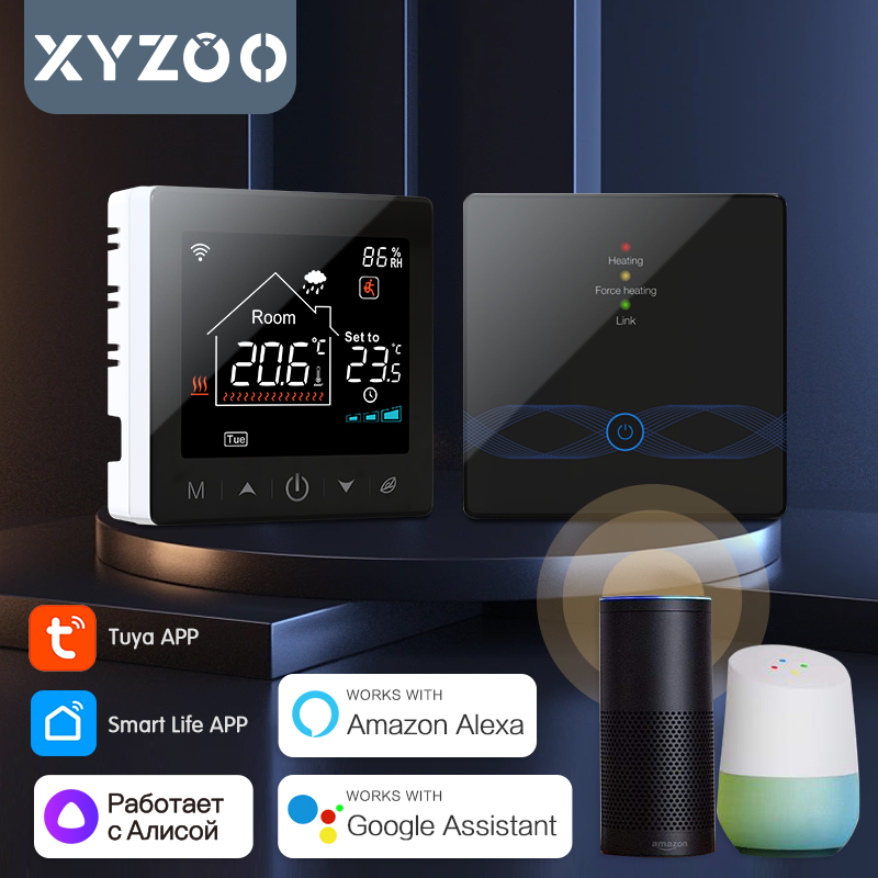 Smart Home Thermostat - Thermostat sans fil WiFi Tuya pour