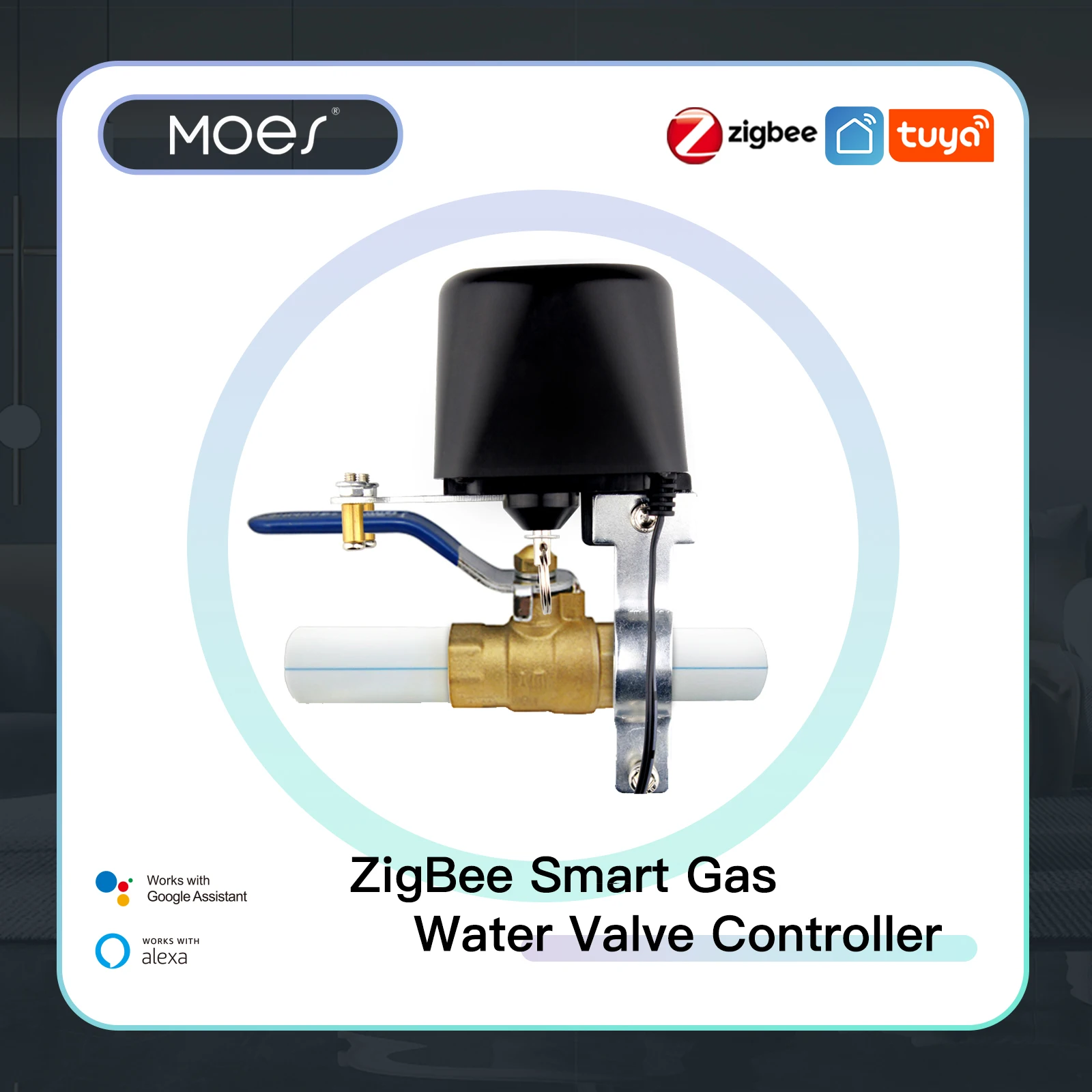 Smart Home Plus - MOES-Contrôleur de vanne de gaz et