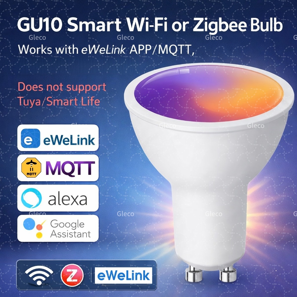 Smart Home Tablet - Ampoules LED intelligentes Ewelink GU10 Zigbee