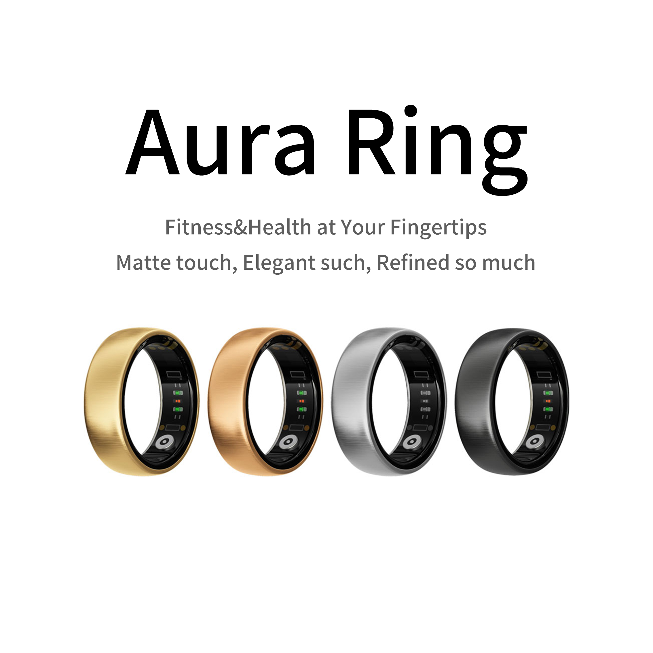 Smart Home Trainer - AURA Matt Smart Ring, moniteur de
