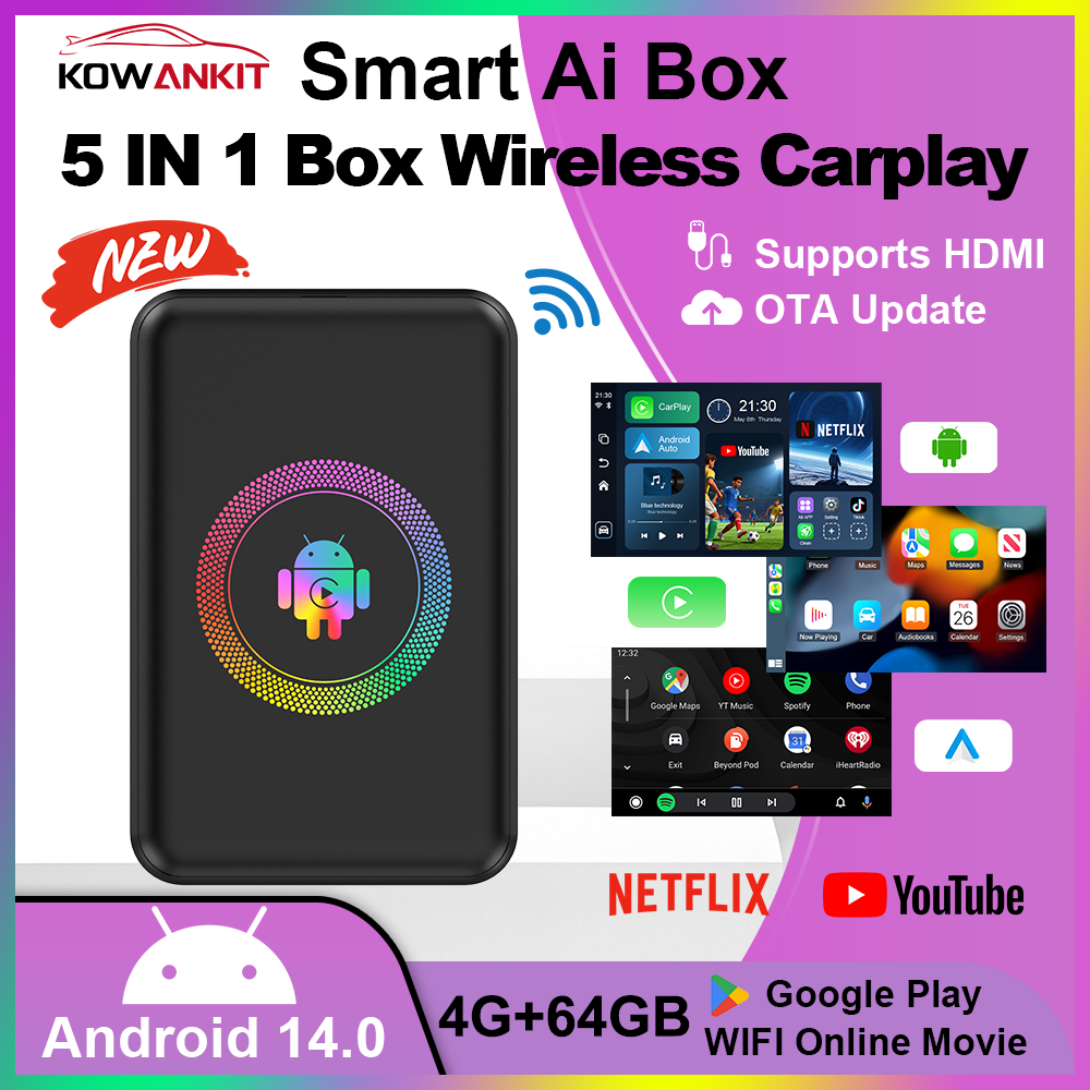 Smart Home Youtube - Boîtier intelligent Android 14 Kowankit 4+64G