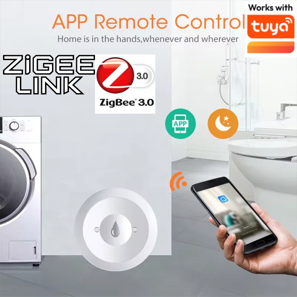 Smart Home Google Assistant - Capteur intelligent de fuite d'eau Tuya