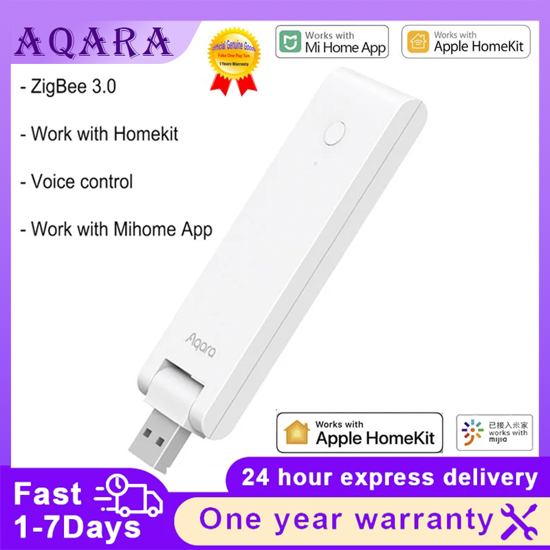 Smart Home Xiaomi Kit - AQARA-Passerelle Zigbee Aqara, port USB, mini