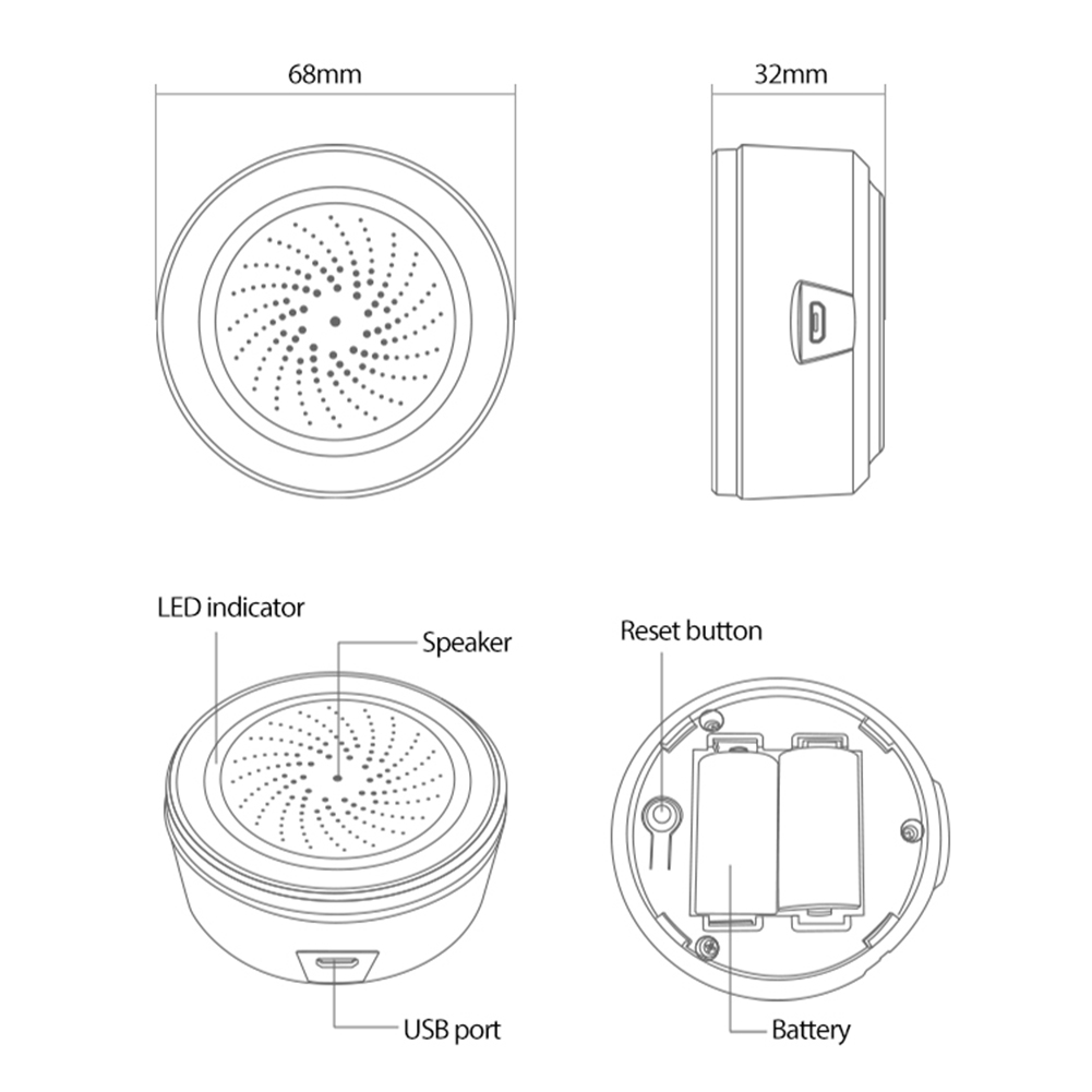 Smart Home Security System - Capteur de son et de lumière