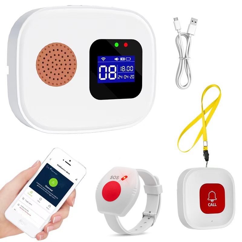 Smart Home Security System - Bouton d'appel d'urgence pour personnes âgées,