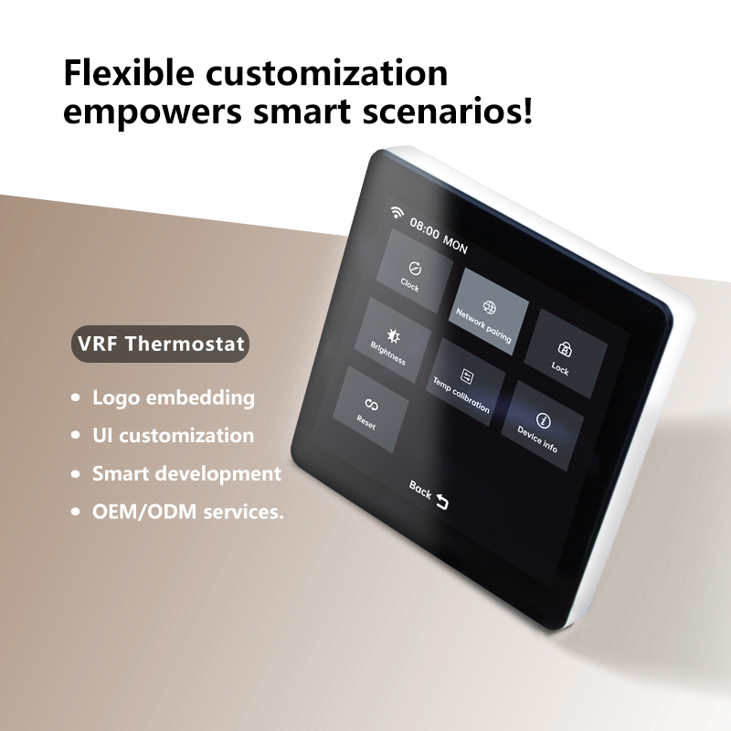 Smart Home Thermostat - Nouveau thermostat intelligent 4 pouces pour