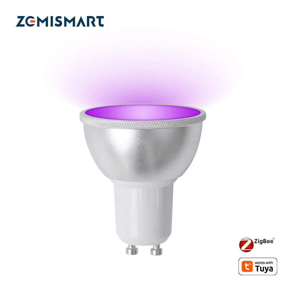 Smart Home Plus - Zemismart-Ampoule LED intelligente Zigbee GU10, 5W