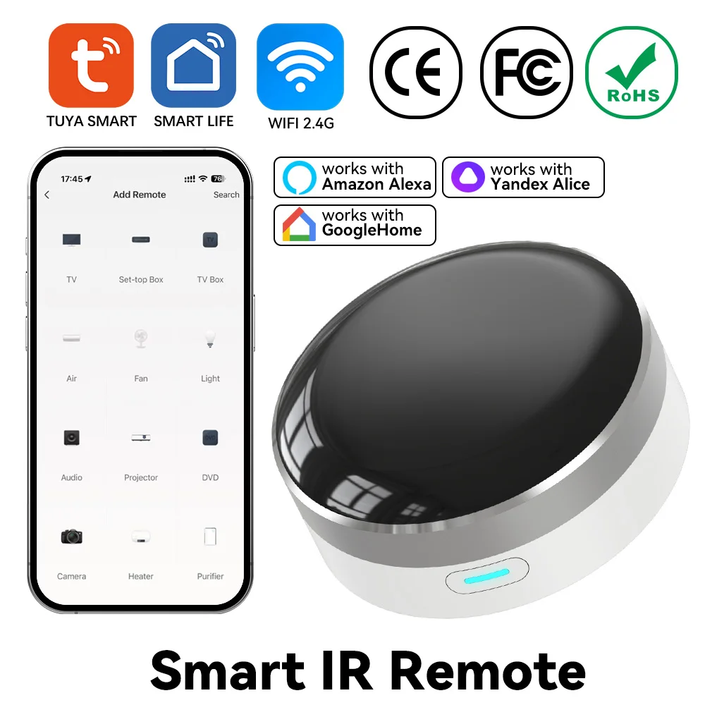 Smart Home Ventilation - YFK Télécommande universelle intelligente WiFi IR