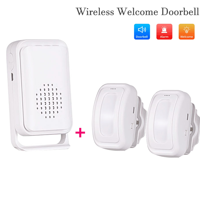 Smart Home Security System - Sonnette de bienvenue sans fil avec