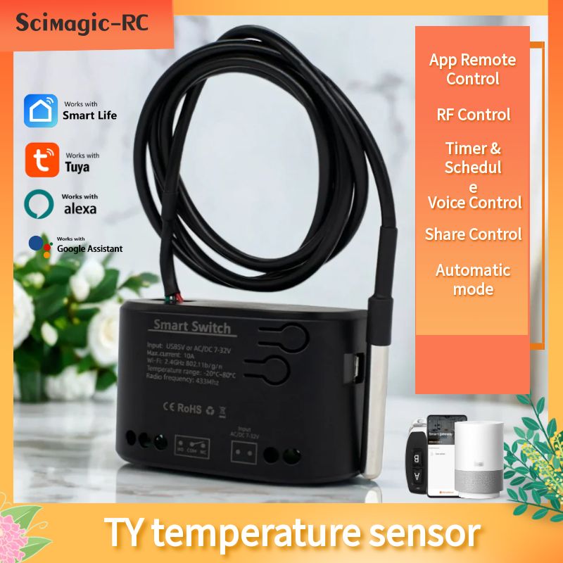 Smart Home Thermostat - Tuya WiFi capteur de température intelligent