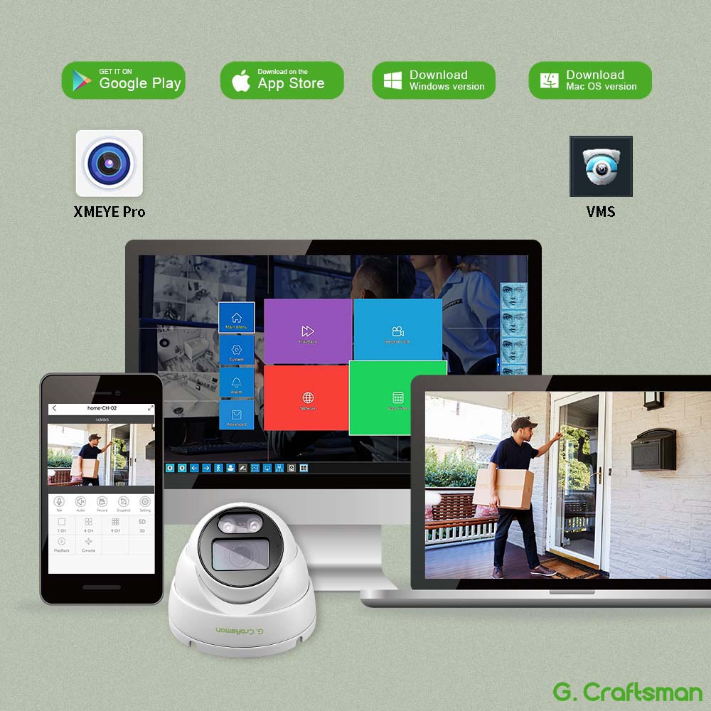 CN XMeye X 6MP, 2,8 mm, 20 FPS - Security Ip Camera avis et prix