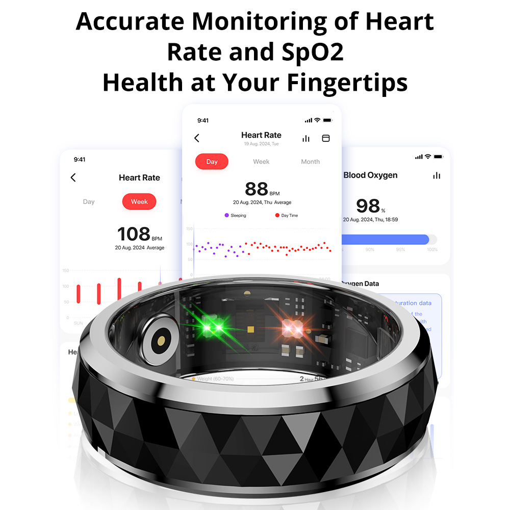 COLMI-R11 Smart Ring avec étui - Smart Home Trainer avis et prix