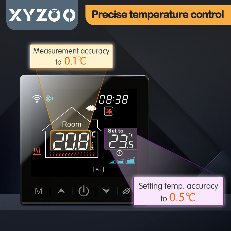 Thermostat sans fil WiFi Tuya  - Smart Home Thermostat avis et prix