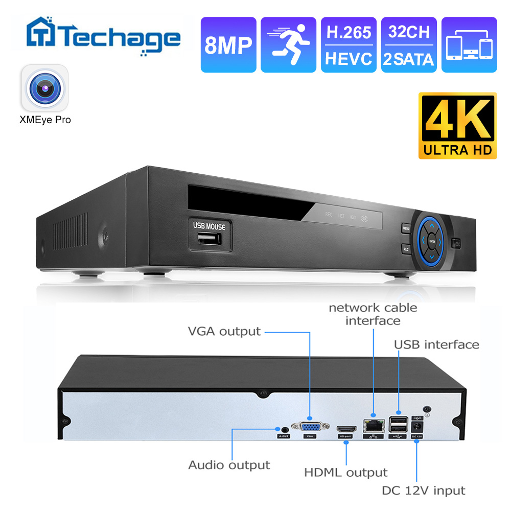 Techage UHD H.265 Enregistreur - Security Ip Camera avis et prix