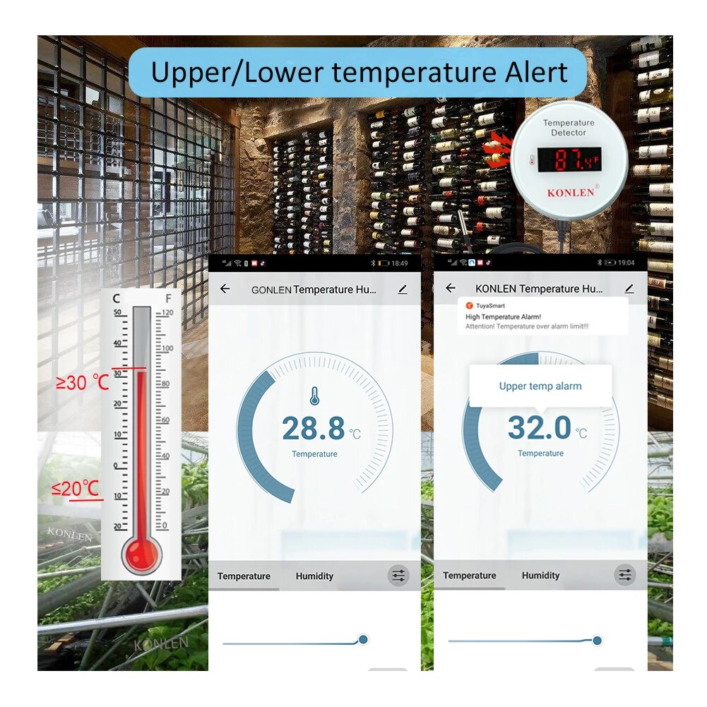 KONLEN-Capteur de température  - Smart Home Thermostat avis et prix