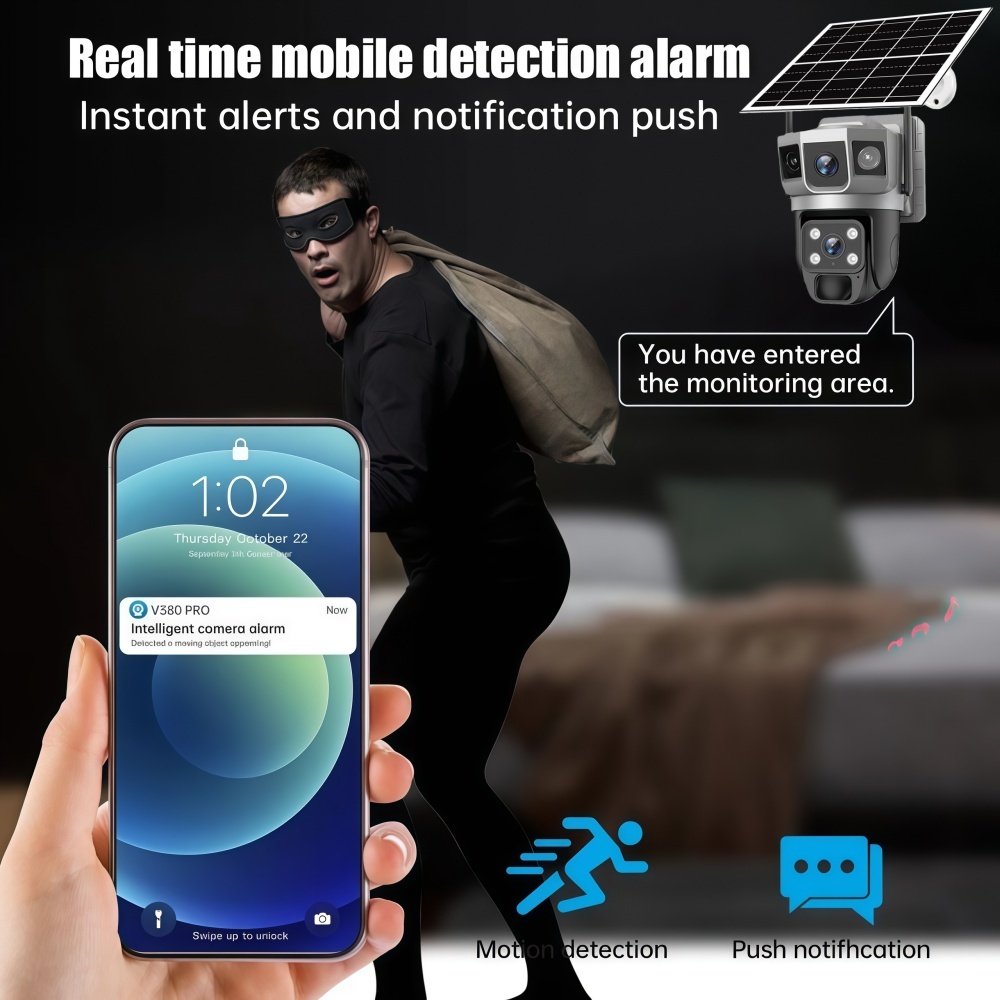 Caméra de surveillance solaire - Smart Home Dashboard avis et prix
