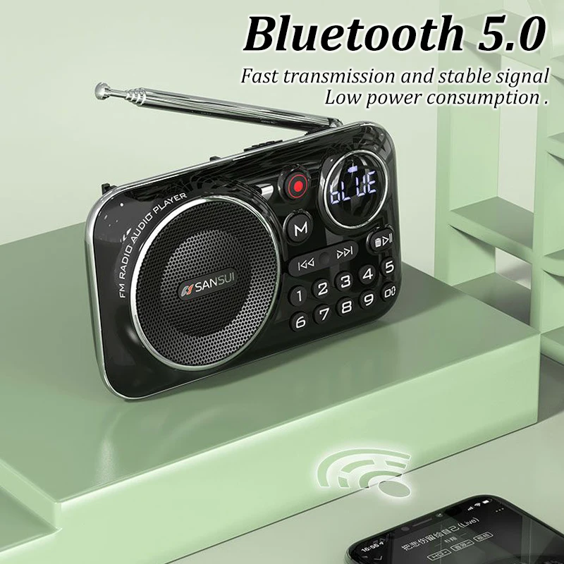 Haut-parleur radio Bluetooth 5 - Smart Elderly Home avis et prix