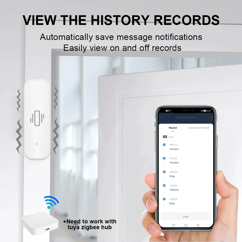 Capteur de vibrations intellig - Smart Home Monitor avis et prix