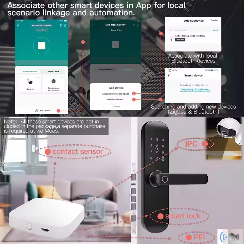 MOES Tuya ZigBee3.0 Hub intell - Smart Home Dashboard avis et prix