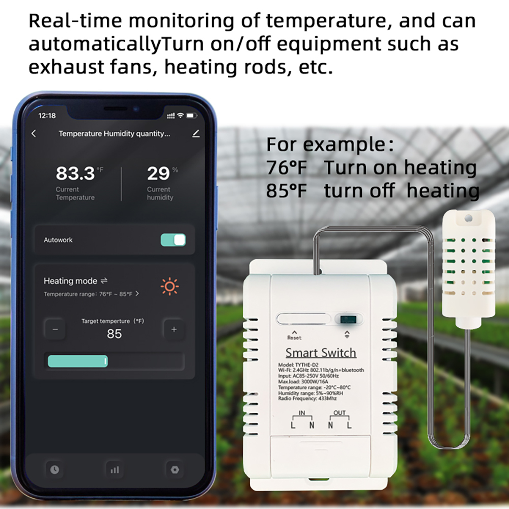 Commutateur WiFi TH-16 contrôl - Smart Home Thermostat avis et prix