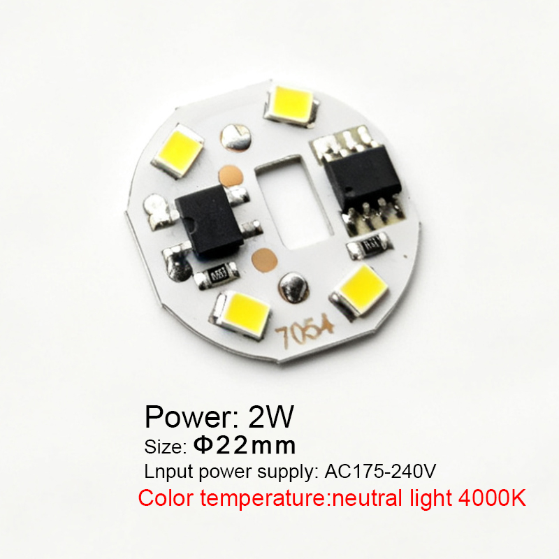 Lot de 5 puces LED COB 2W AC 2 - Smart Home Youtube avis et prix