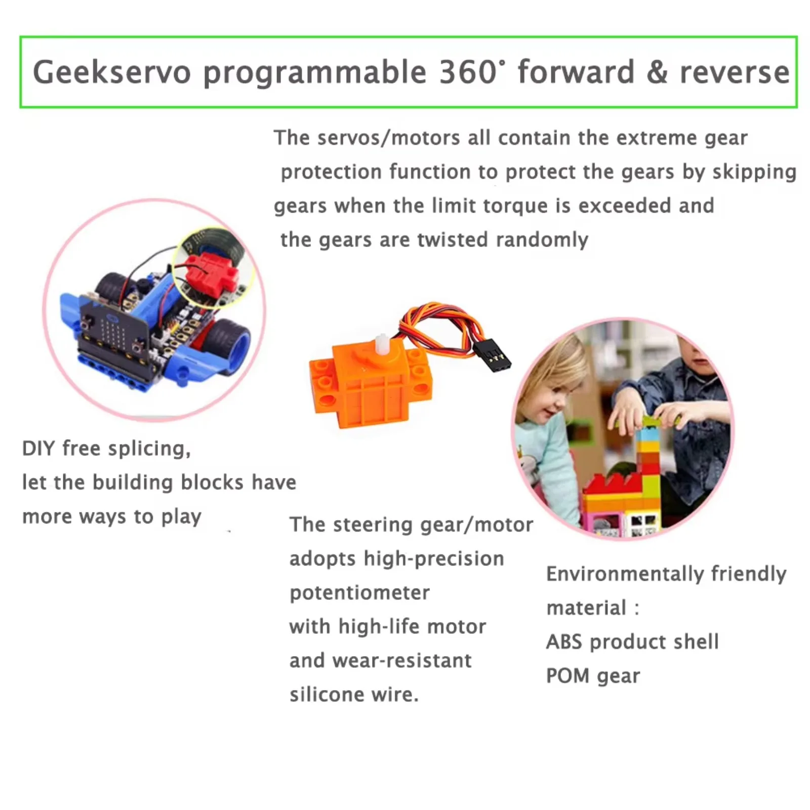 Geekservo – servomoteur à rota - Smart Home Micro Bit avis et prix