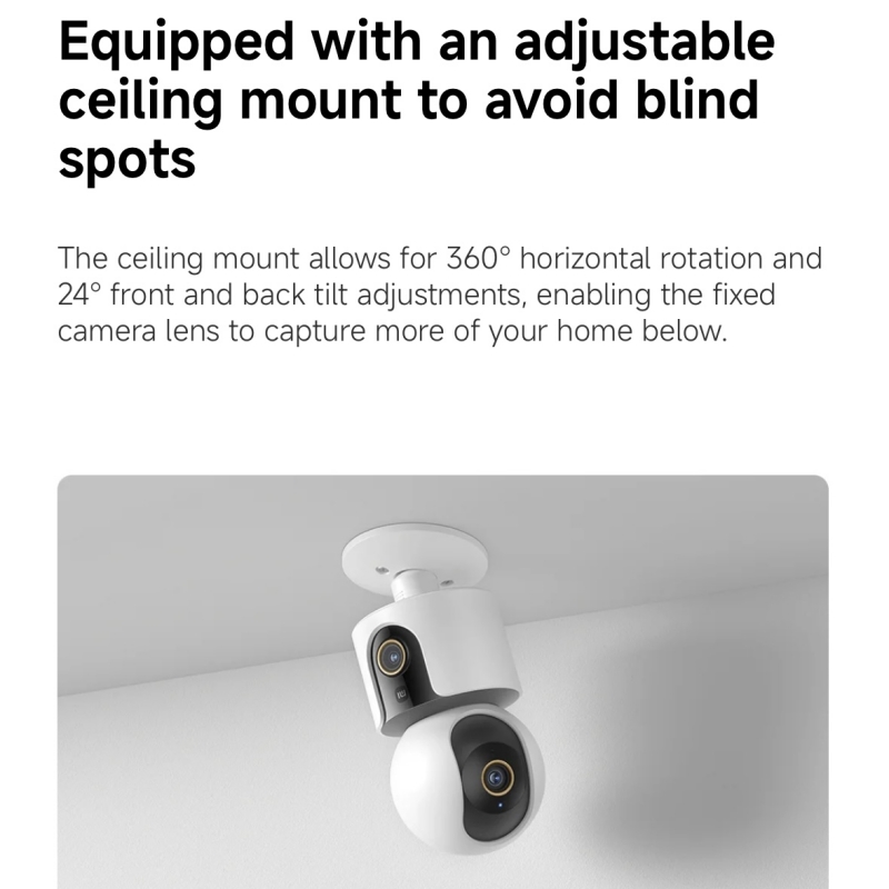 Caméra intelligente Xiaomi C50 - Smart Home Xiaomi Kit avis et prix