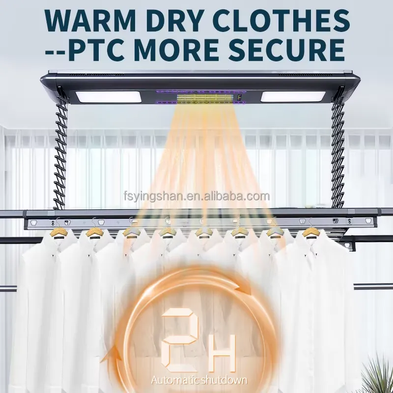 Séchoir à linge électrique int - Smart Home In Us avis et prix