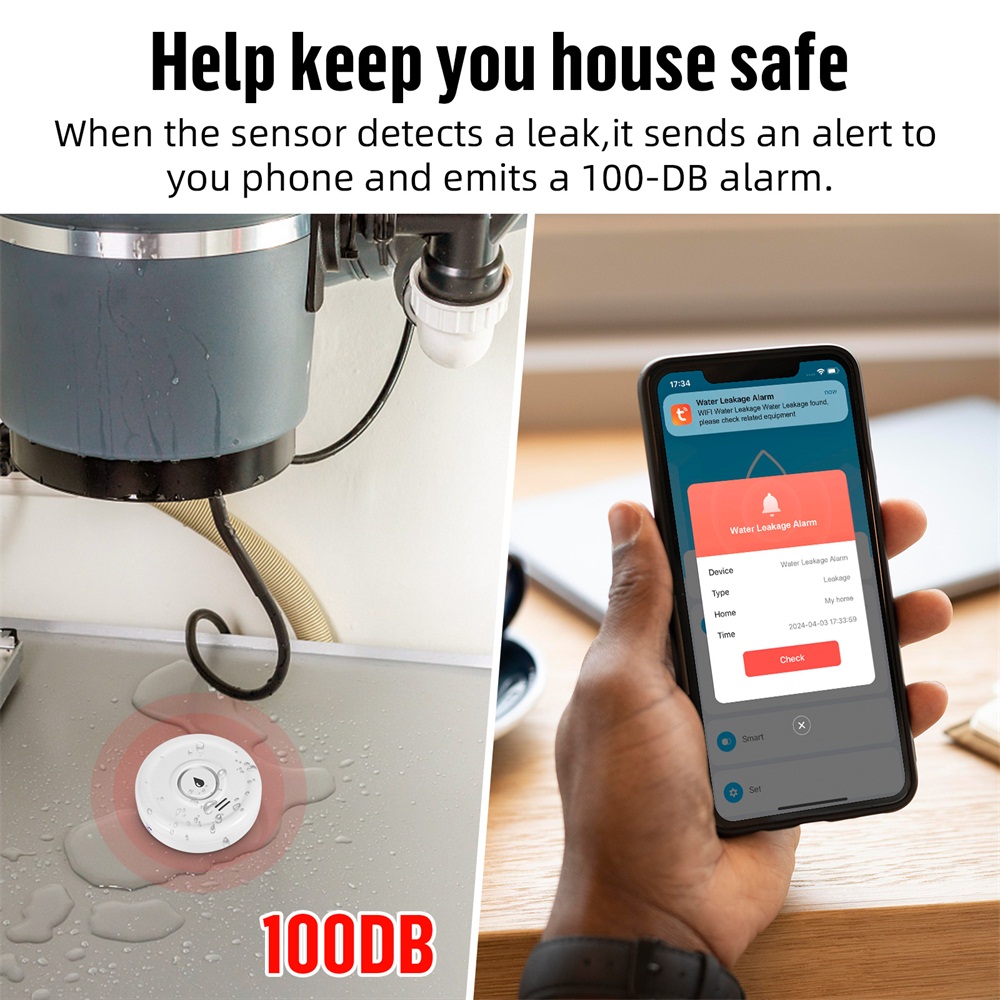 Fuers-Détecteur de fuite d'eau - Smart Home Security System avis et prix