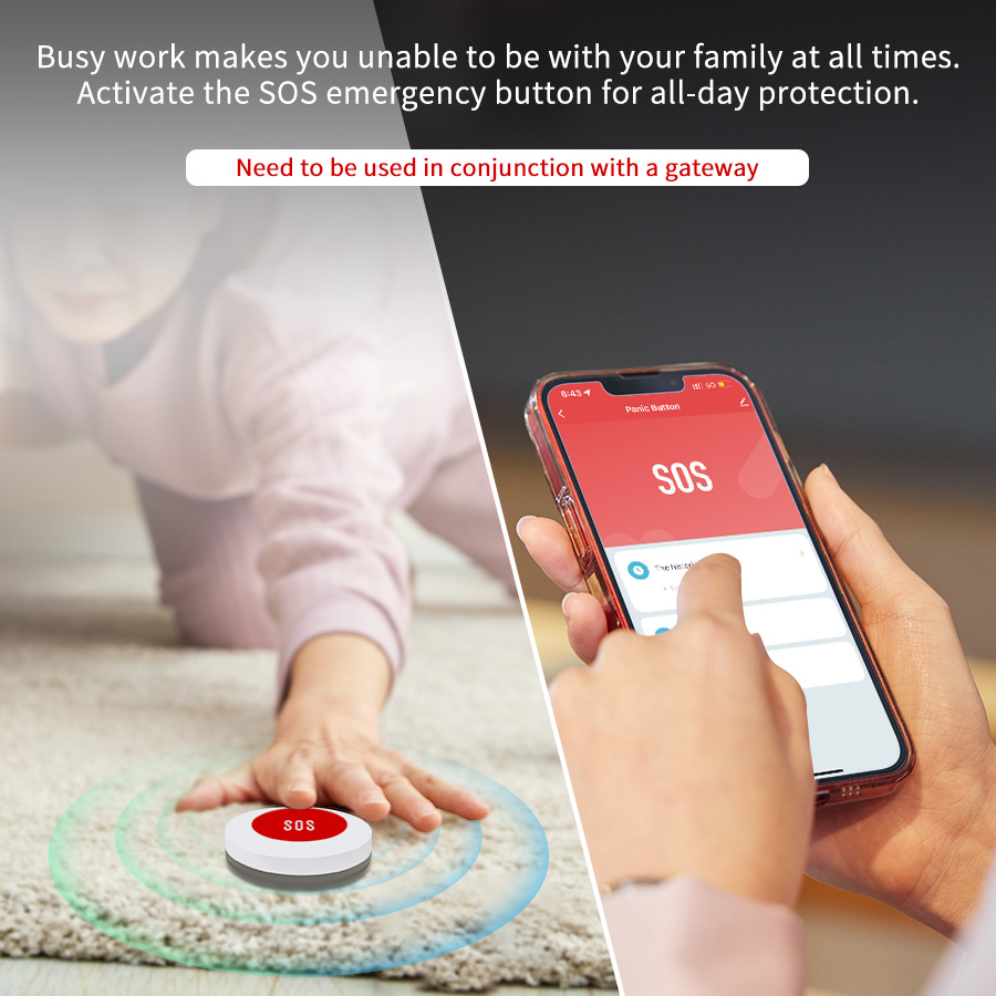 Tuya Zigbee SOS bouton commuta - Smart Home Google Assistant avis et prix
