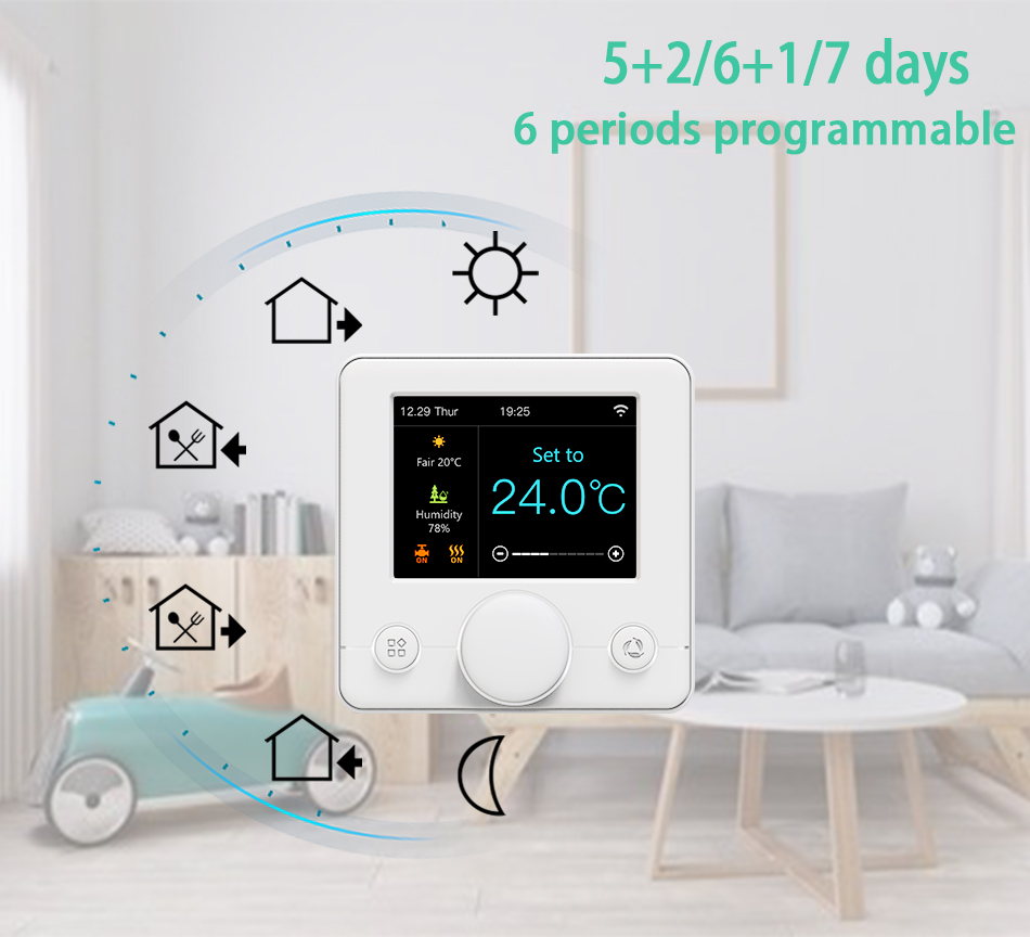Thermostat Wi-Fi 220V pour cha - Smart Home Thermostat avis et prix