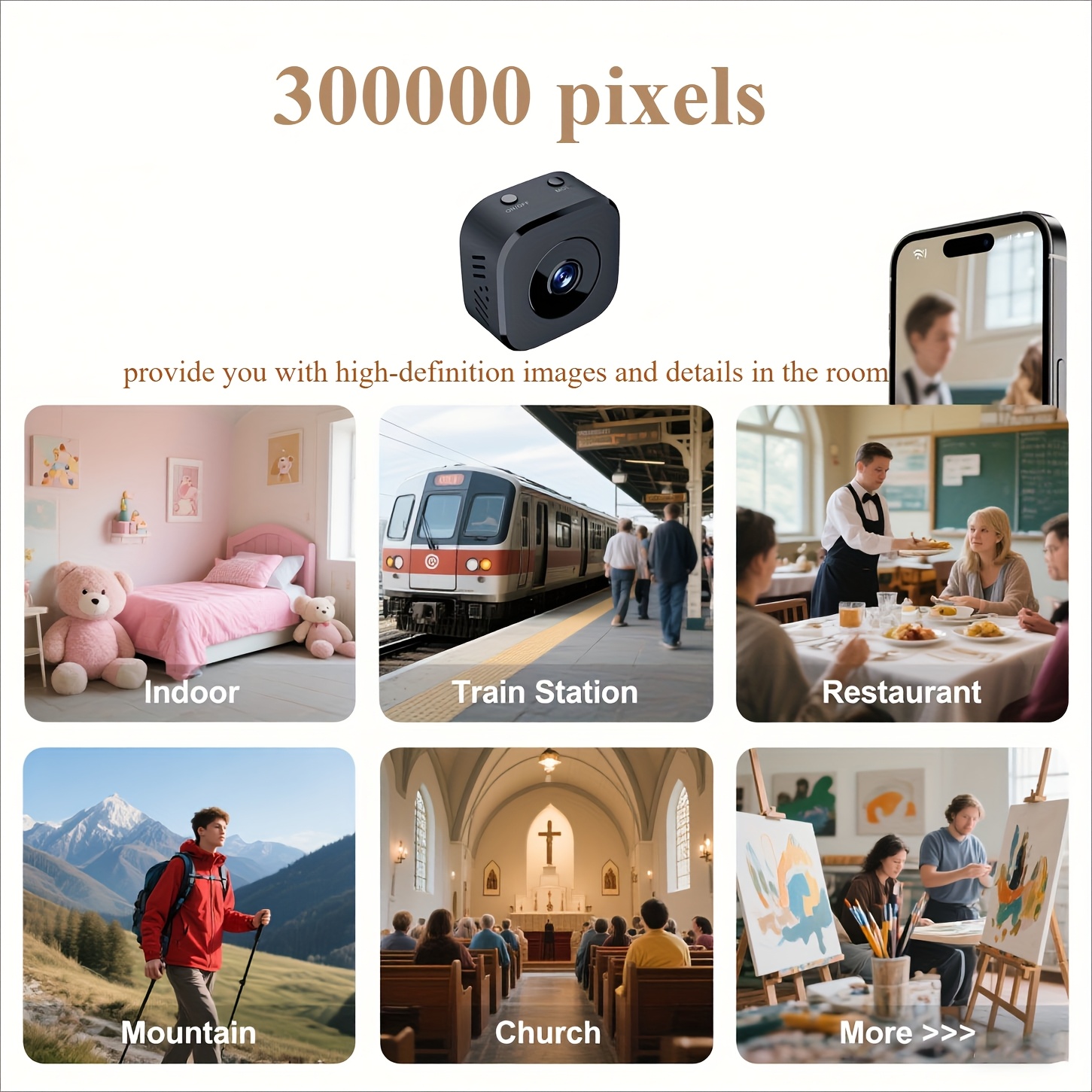 1080P HD Mini caméra WiFi sécu - Security Ip Camera avis et prix