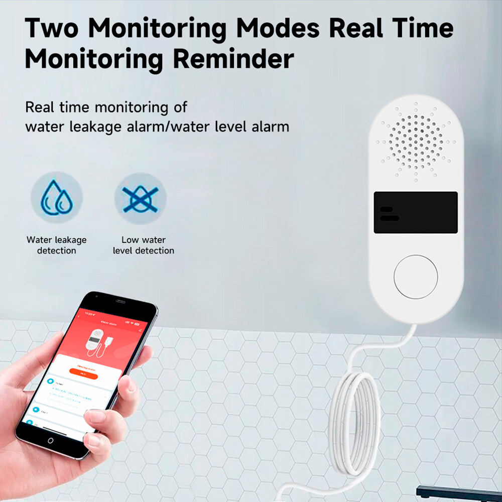 Détecteur de fuite d'eau WiFi  - Smart Home Google Assistant avis et prix