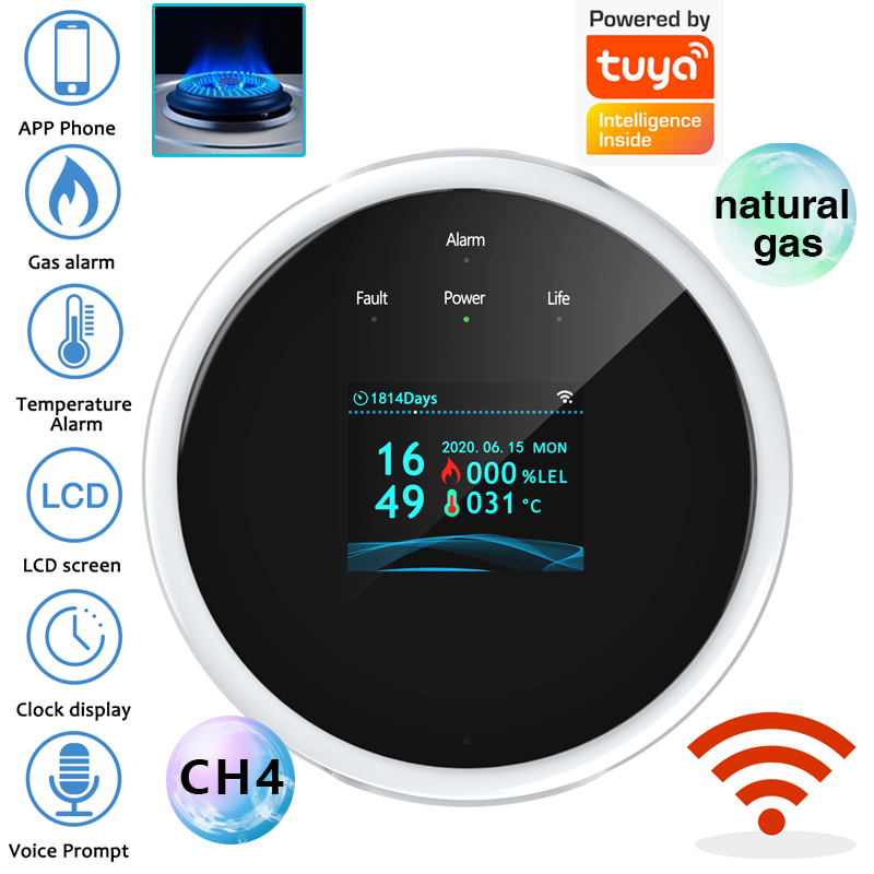 Capteur d'alarme de gaz WiFi 2 - Smart Home Security System avis et prix