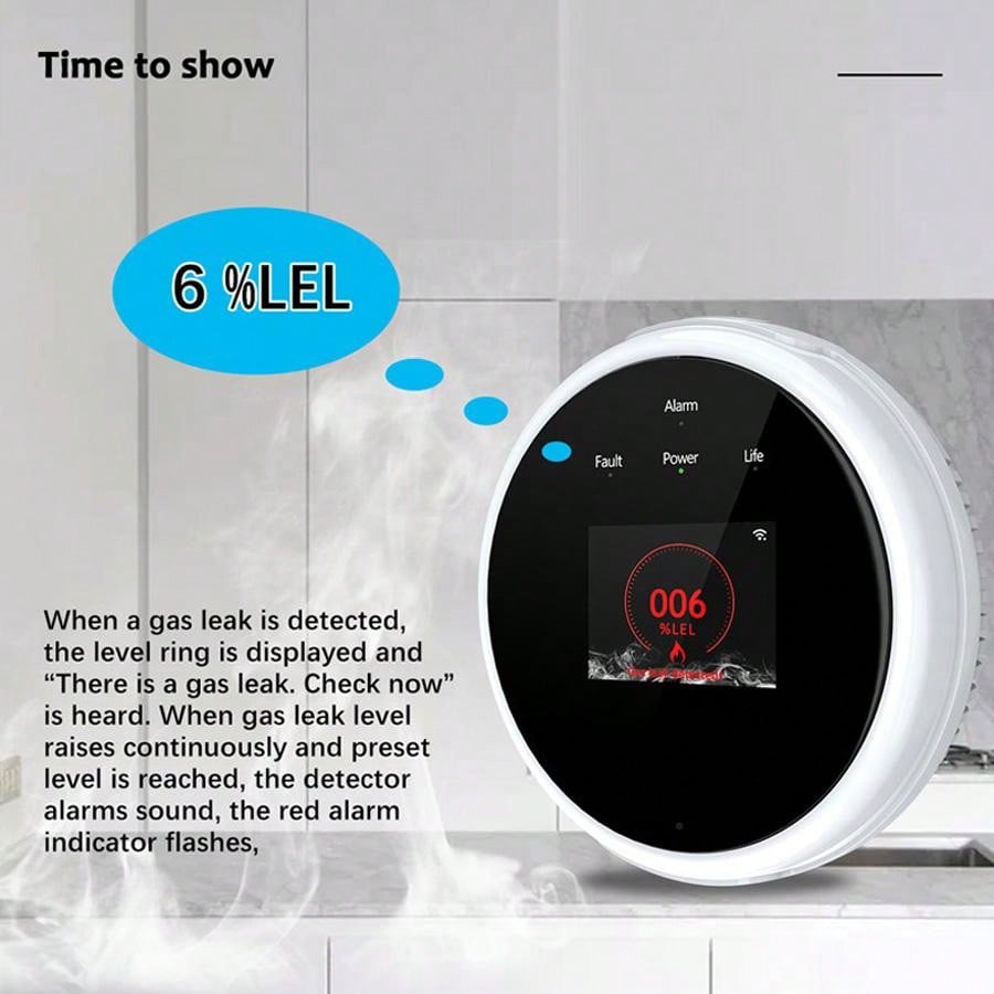 Capteur d'alarme de gaz WiFi 2 - Smart Home Security System avis et prix