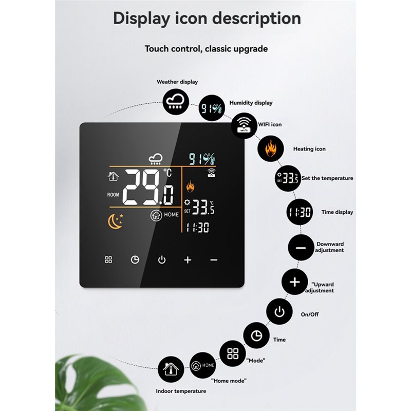 Tuya Thermostat intelligent 25 - Smart Home Thermostat avis et prix