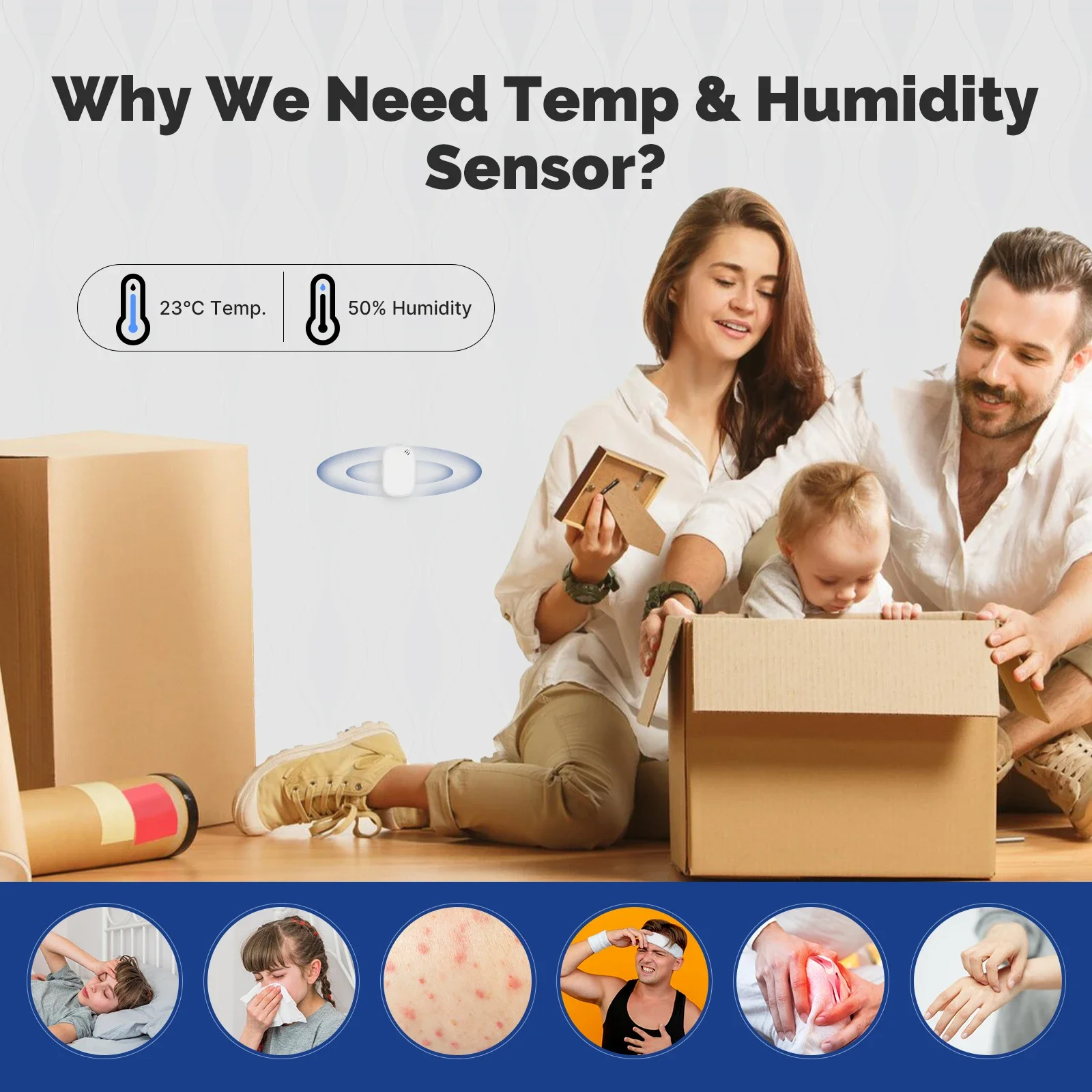 MOES Tuya Zigbee capteur intel - Smart Home Furniture avis et prix