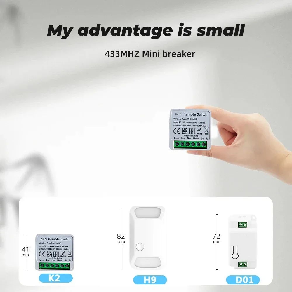 433Mhz RF 86 panneau mural int - Smart Home Ventilation avis et prix
