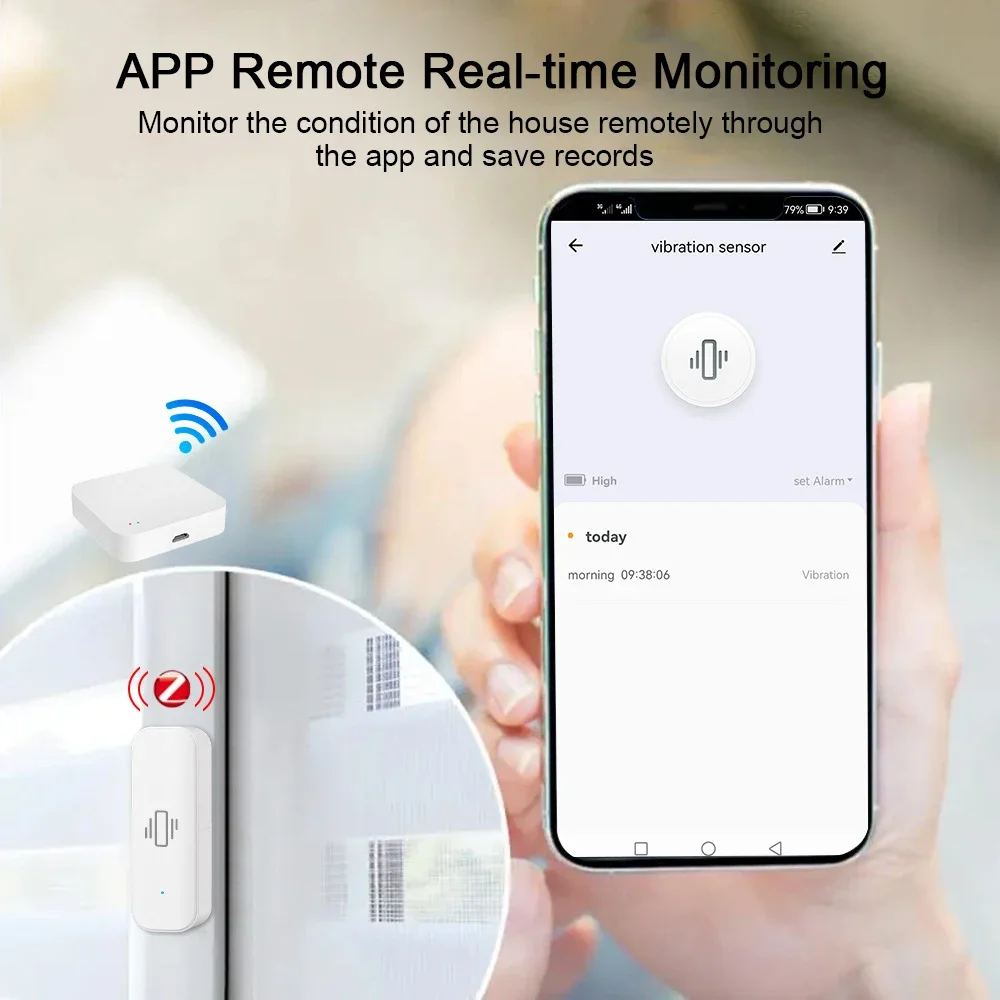 Capteur de vibration intellige - Smart Home Monitor avis et prix