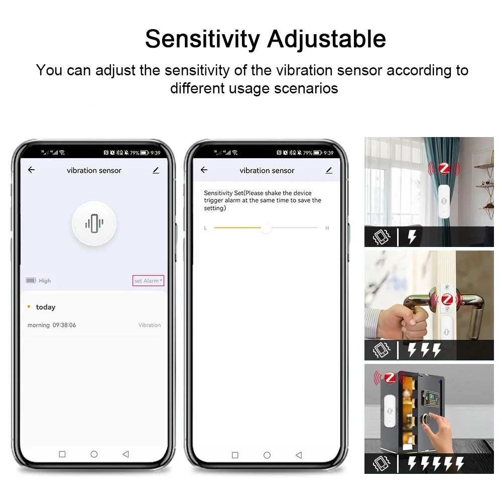 Capteur de vibration intellige - Smart Home Monitor avis et prix