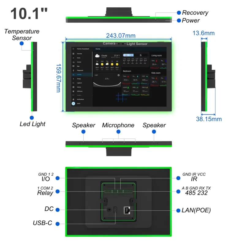Tablette tactile murale Home A - Smart Home Tablet avis et prix