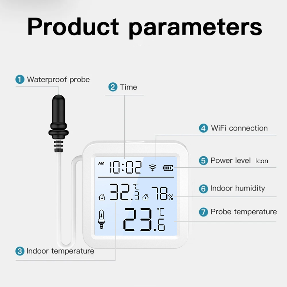 Capteur d'humidité et de tempé - Smart Home Monitor avis et prix